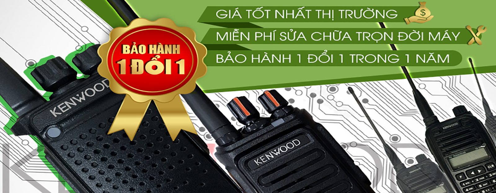 Bộ Đàm Cầm Tay Kenwood TK-125 Giá RẺ Nhất | Bodamviet